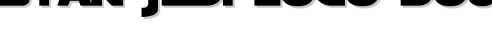 Star Jedi Logo DoubleLine2 font